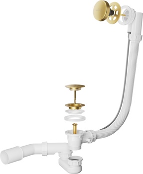 Сифон полуавтомат для ванн Roxen R70A-G - фото