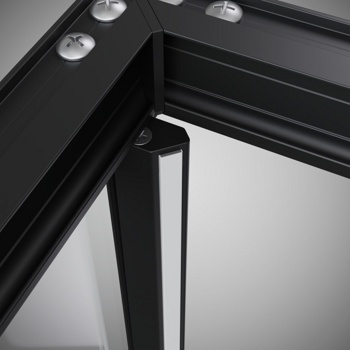 Душевой угол Radaway Alienta CD I Black 90x90 см - фото2