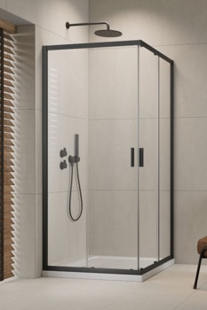 Душевой угол Radaway Alienta GunMetal  C 90x90 см - фото