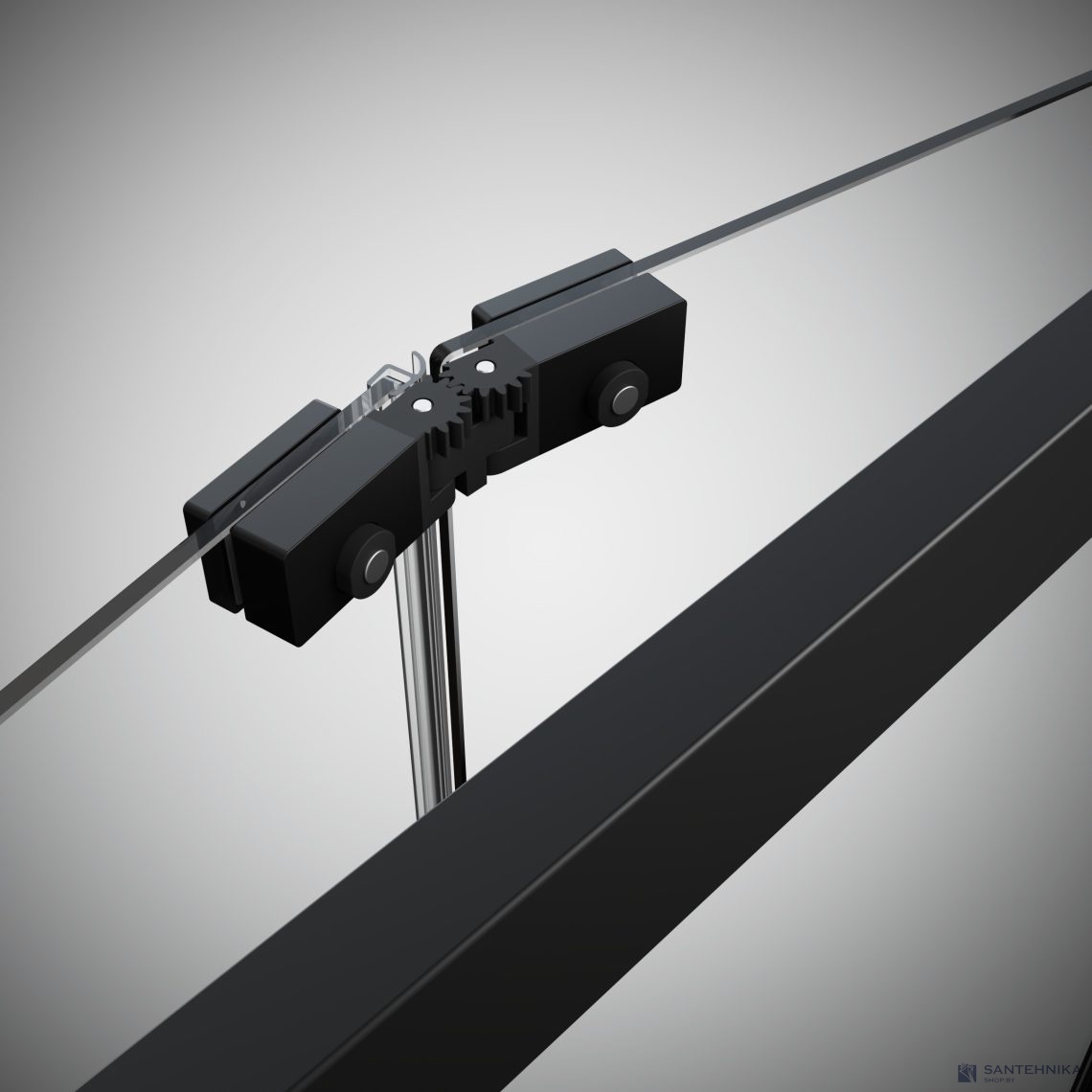 Душевая дверь Radaway Alienta DWB Black 70