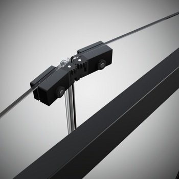 Душевая дверь Radaway Alienta DWB Black 90 - фото2