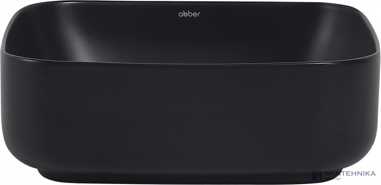 Умывальник настольный ABBER Rechteck AC2211MB, 38,5x38,5 см