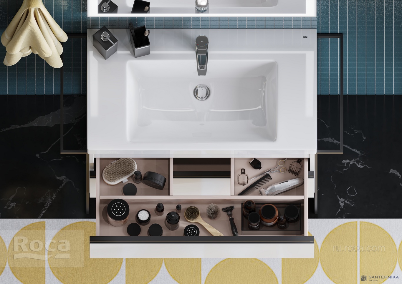 Умывальник мебельный Roca The Gap Plus 80x46 3270M0004