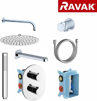 Душевая система для ванны скрытого монтажа Ravak Chrome 70508034 - фото