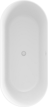 Акриловая отдельностоящая ванна Ravak Freedom O Tec 170 x 77, белая матовая/ белый - фото2