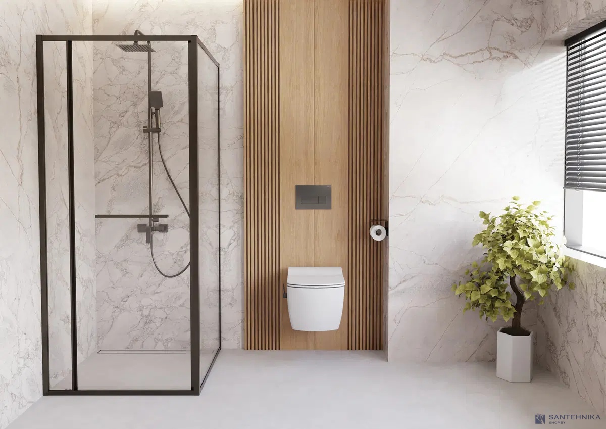 Душевой угол Deante Blur KQB D099P 90x90 см