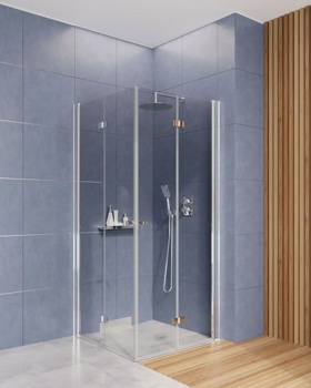 Душевой угол Deante Kerria Plus KTSX041P + KTSX043P 90x100x200 см - фото