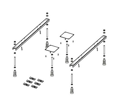 Ножки для акриловых ванн Riho POOTSET07