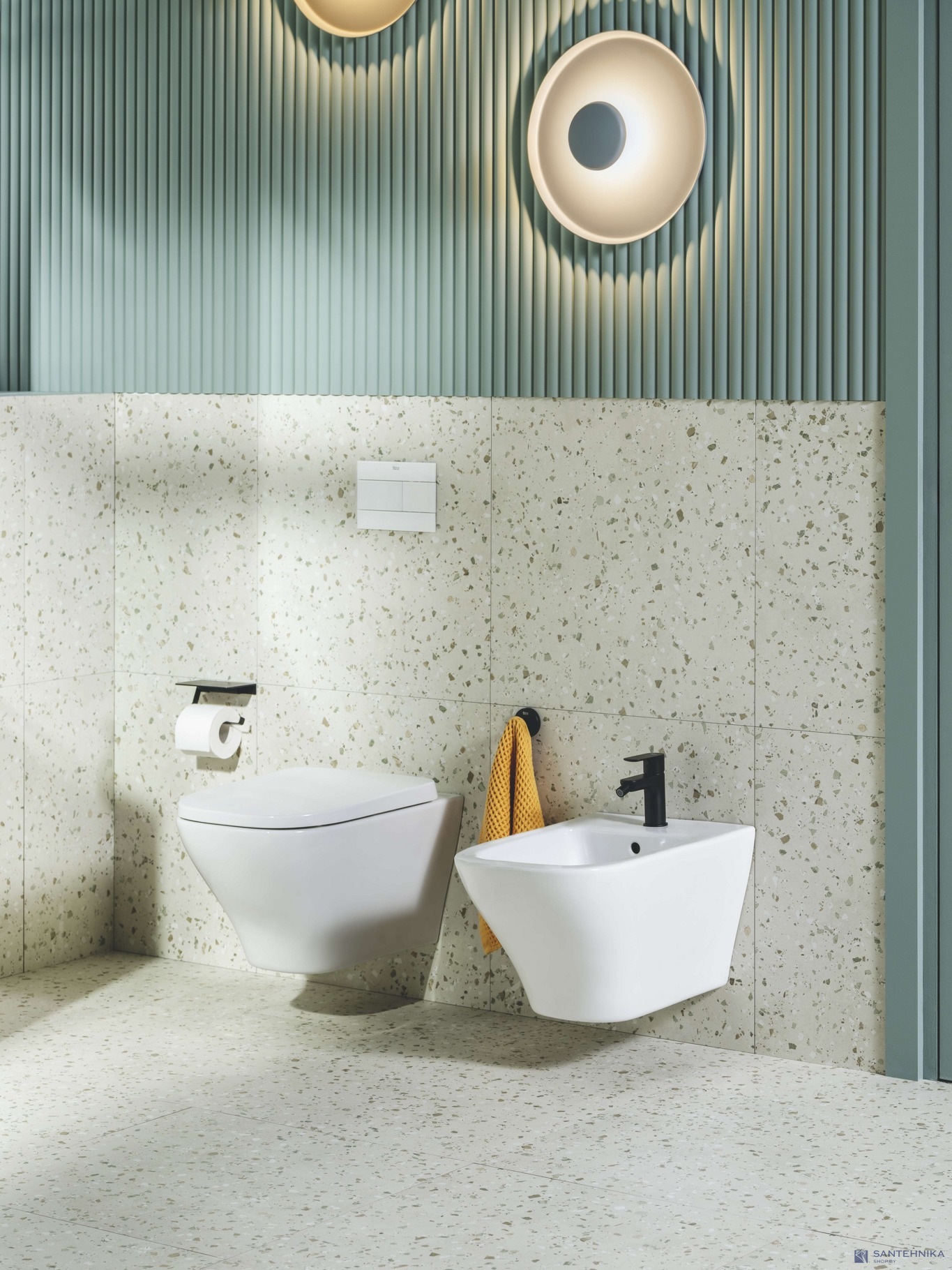 Унитаз Roca Optica Rimless Vortex подвесной с пневмокрышкой