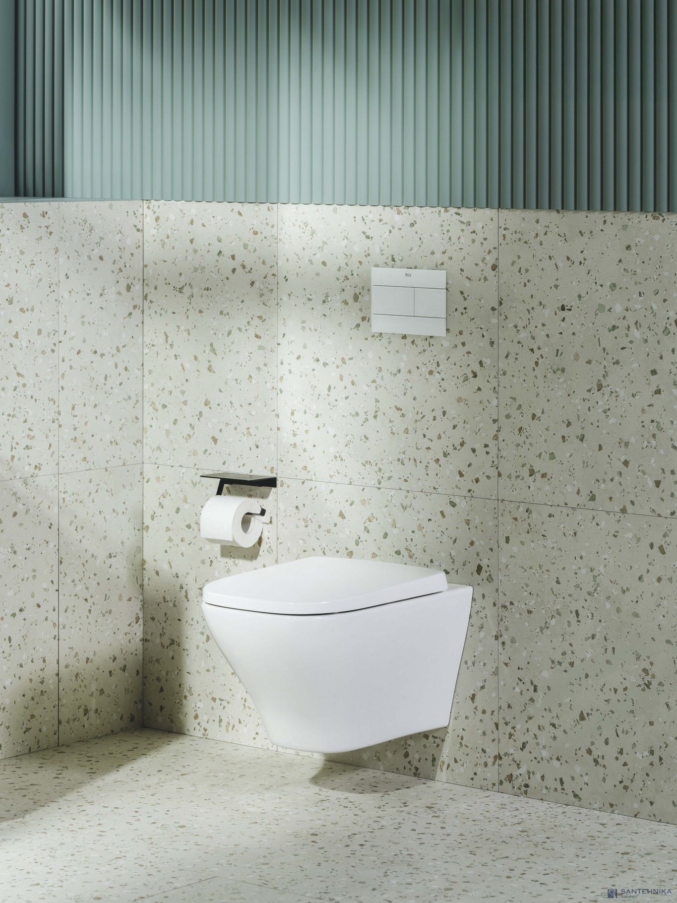 Унитаз Roca Optica Rimless Vortex подвесной с пневмокрышкой