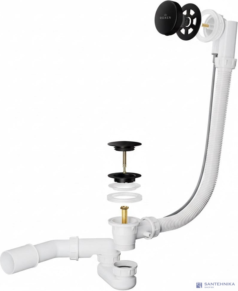 Сифон полуавтомат для ванн Roxen R70A-B