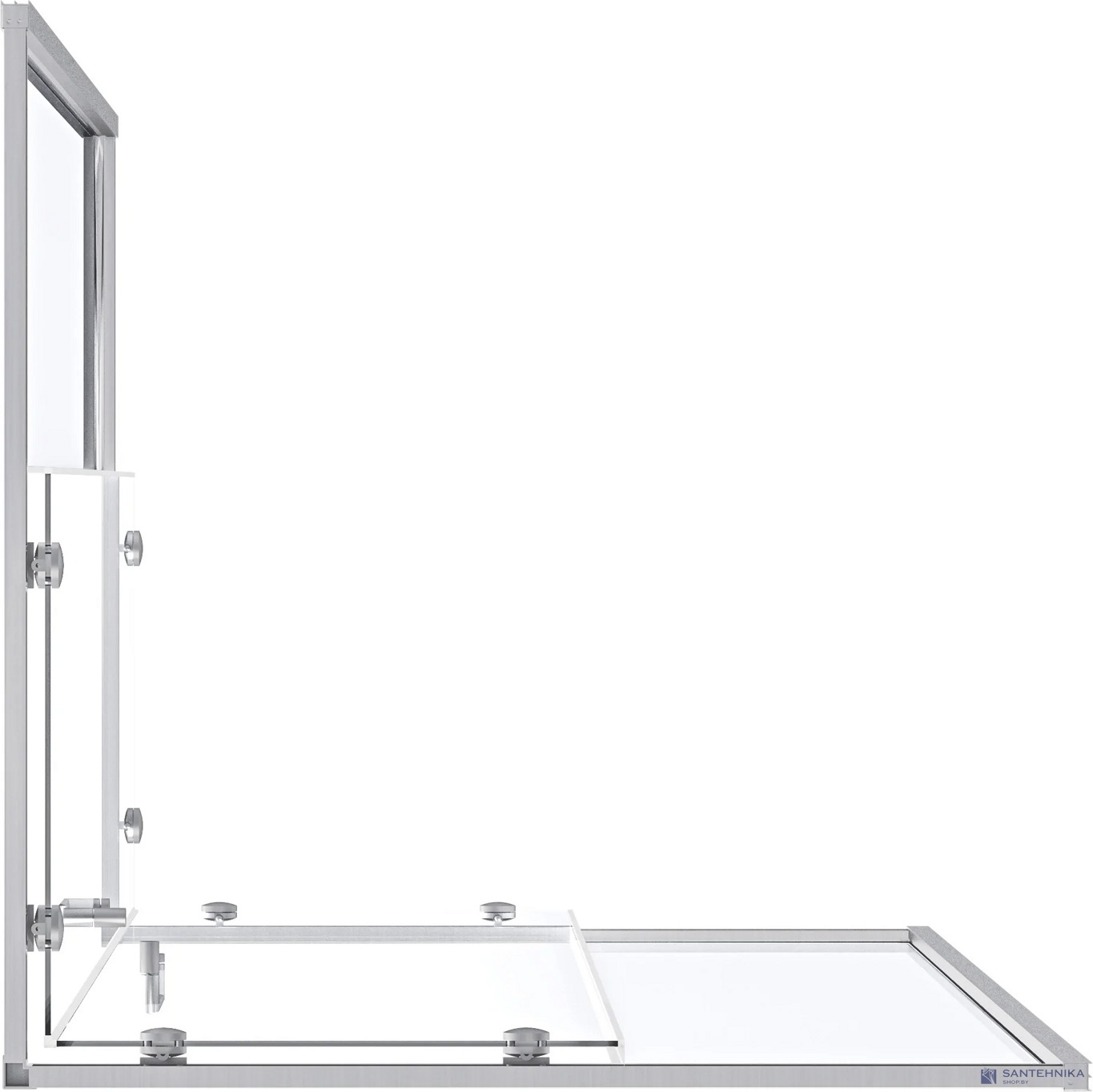 Душевой угол GooD DooR Lite CR-80-C-CH