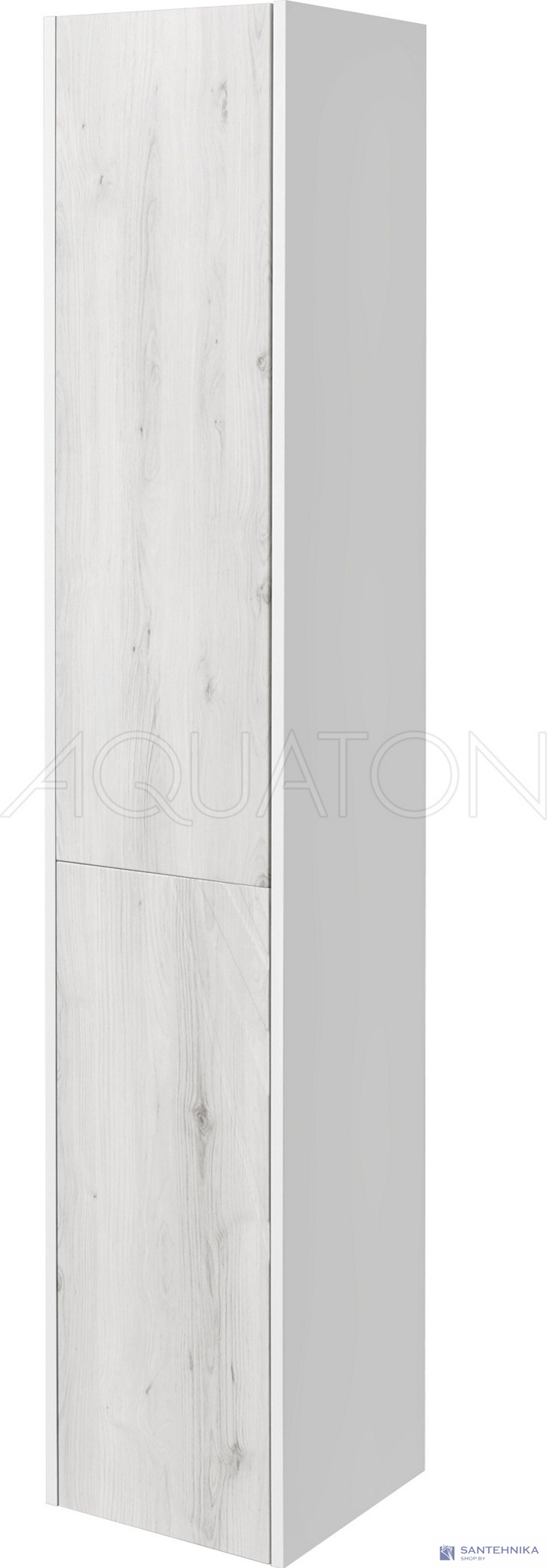Шкаф - колонна Aquaton Сакура левая ольха наварра, белый глянец 1A219903SKW8(L/R)