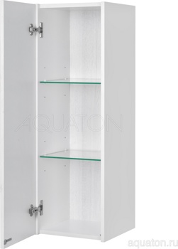 Шкафчик Aquaton Сакура ольха наварра, белый глянец 1A220803SKW8(L/R) - фото2