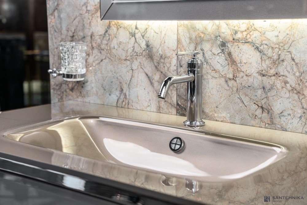 Смеситель для умывальника Boheme Eterna 171-CR