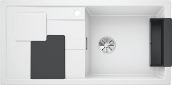 Кухонная мойка Blanco Sity XL 6 S (белый, аксессуары лава, с отводной арматурой InFino®) - фото