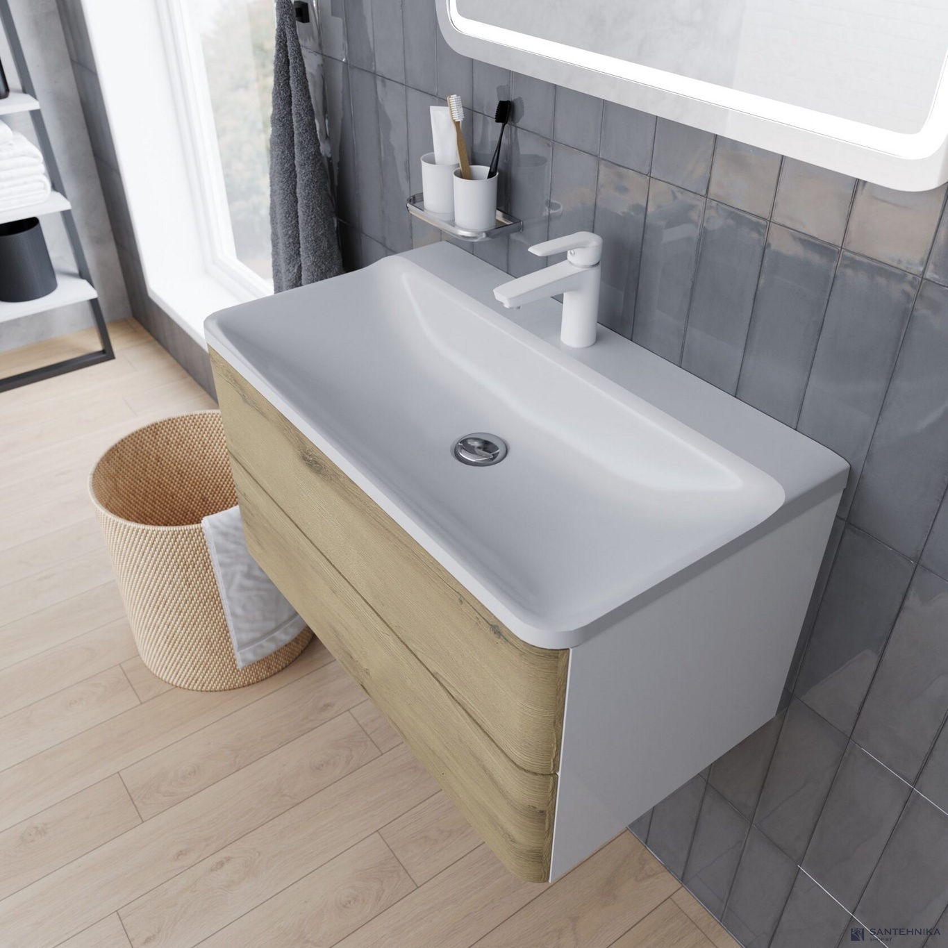 Умывальник Madera Solo 80