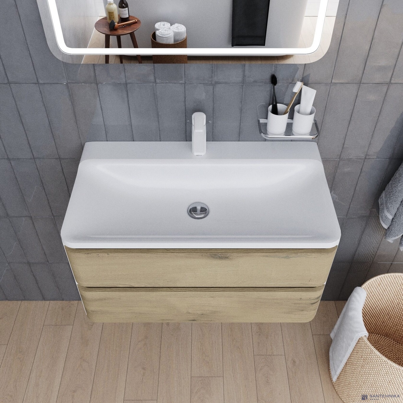 Умывальник Madera Solo 80