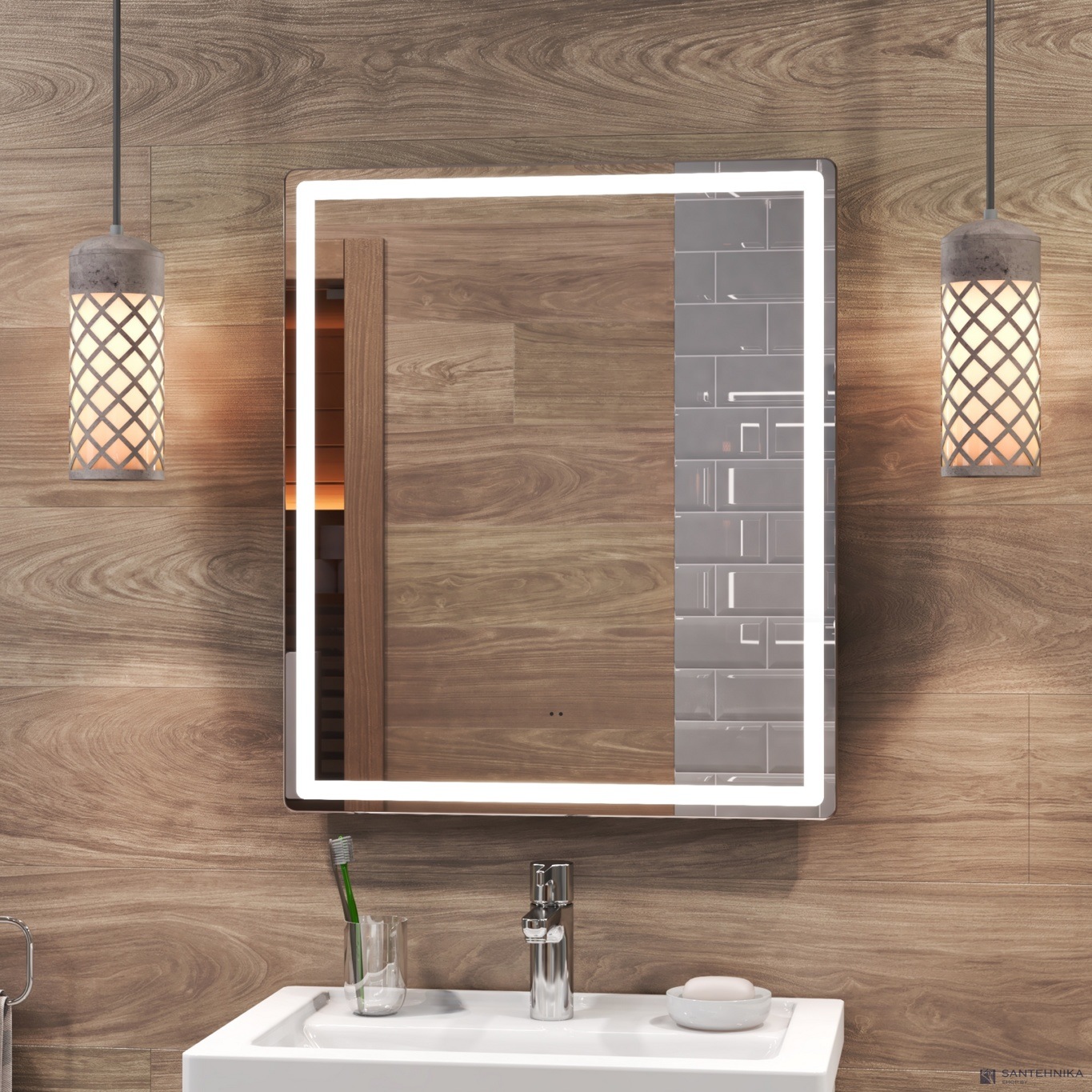 Зеркало Vigo Geometry Classic 600