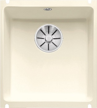 Кухонная мойка Blanco Subline 375-U керамика (глянцевый магнолия, с отводной арматурой InFino®) - фото