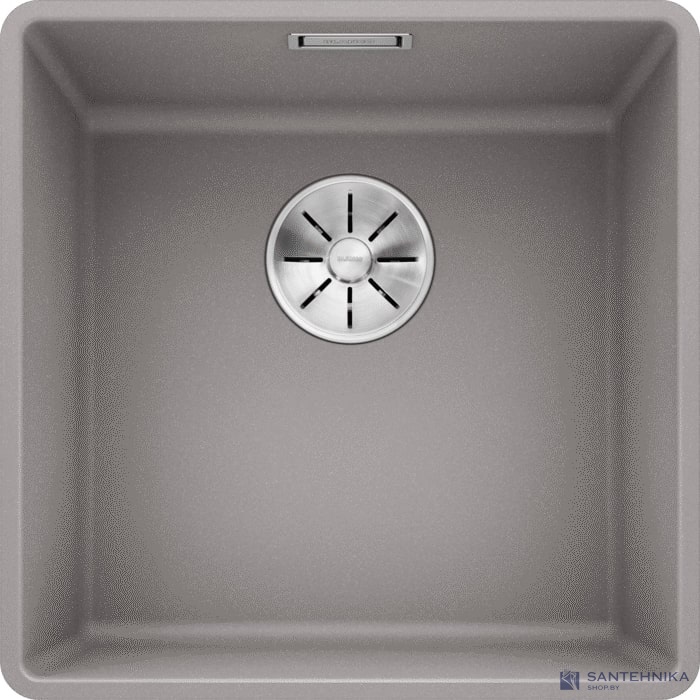 Кухонная мойка Blanco Subline 400-F (алюметаллик, с отводной арматурой InFino®)