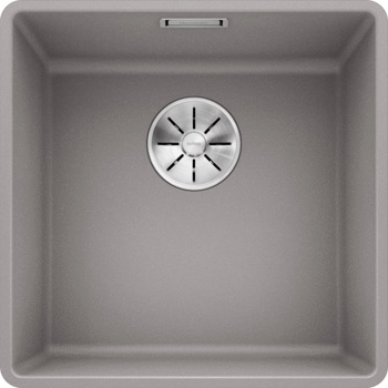 Кухонная мойка Blanco Subline 400-F (алюметаллик, с отводной арматурой InFino®) - фото