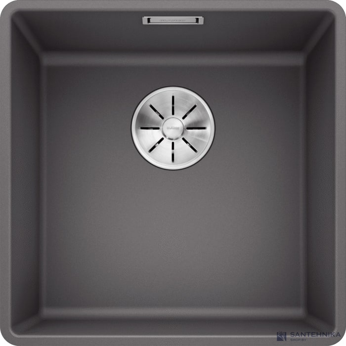 Кухонная мойка Blanco Subline 400-F (темная скала, с отводной арматурой InFino®)
