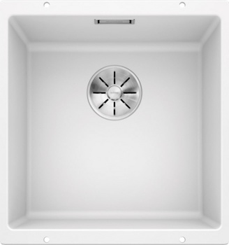 Кухонная мойка Blanco Subline 400-U (белый, с отводной арматурой InFino®) - фото