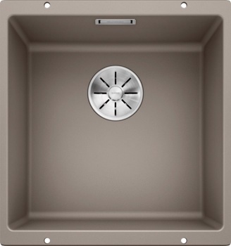 Кухонная мойка Blanco Subline 400-U (серый беж, с отводной арматурой InFino®) - фото
