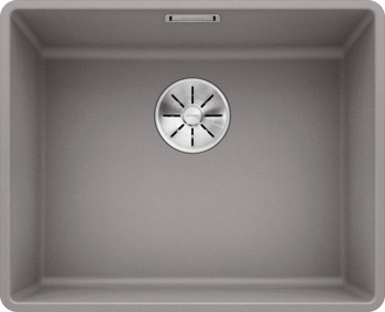 Кухонная мойка Blanco Subline 500-F (алюметаллик, с отводной арматурой InFino®) - фото