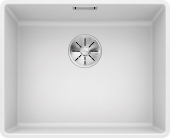 Кухонная мойка Blanco Subline 500-F (белый, с отводной арматурой InFino®) - фото