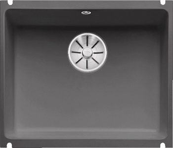 Кухонная мойка Blanco Subline 500-U керамика (базальт, с отводной арматурой InFino®) - фото