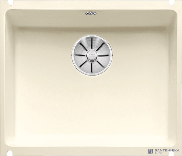 Кухонная мойка Blanco Subline 500-U керамика (глянцевый магнолия, с отводной арматурой InFino®)