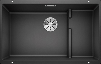 Кухонная мойка Blanco Subline 700-U Level (антрацит, с отводной арматурой InFino®) - фото