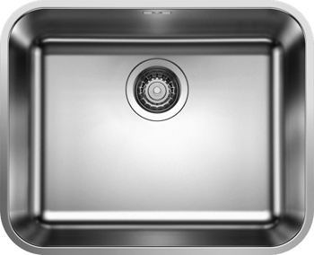 Кухонная мойка Blanco Supra 500-U (полированная, с корзинчатым вентилем) - фото