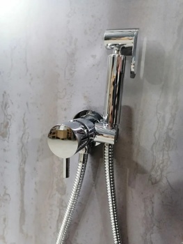 Гигиенический душ скрытого монтажа Boheme Uno 467-CR - фото2
