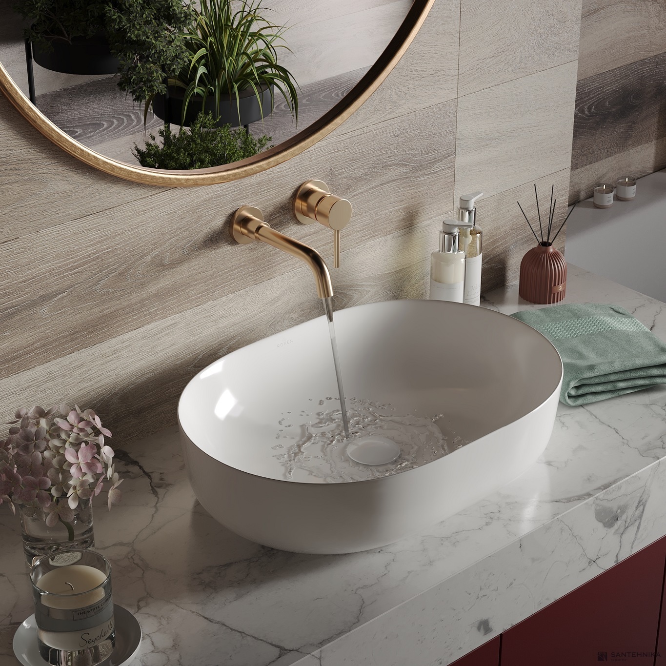 Умывальник Roxen Trendo 570040