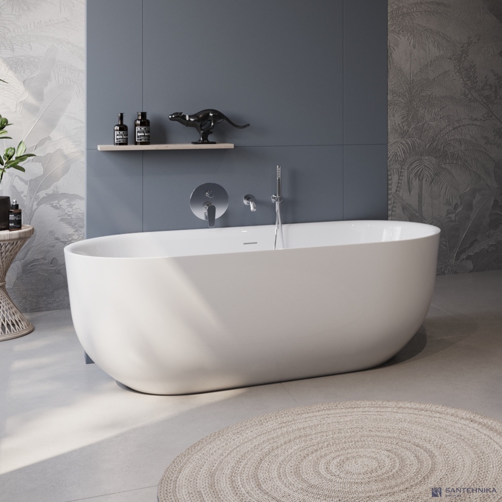 Акриловая отдельностоящая ванна BelBagno BB706-1800-800