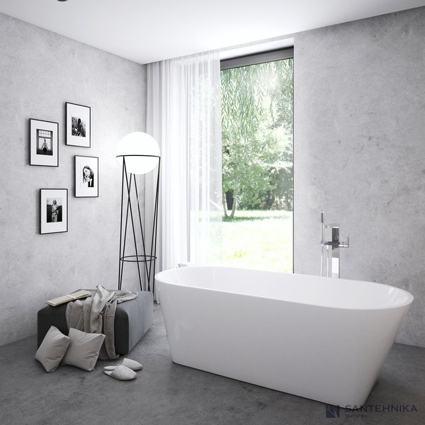 Акриловая отдельностоящая ванна Ravak Solo 178 x 80