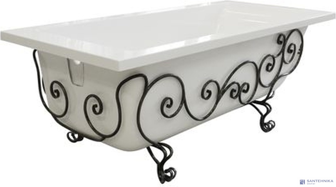 Ванна каменная Эстет Дельта 170В 1Silk 70x75, белый матовый