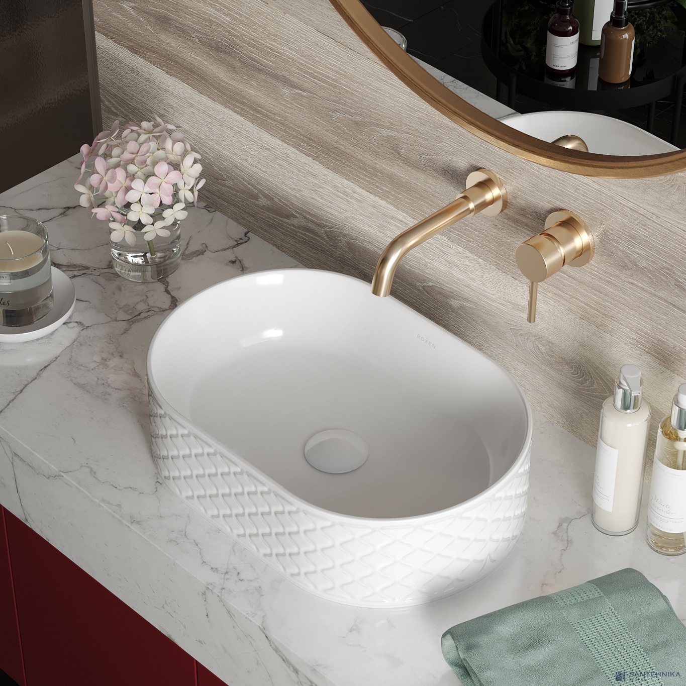 Умывальник Roxen Vine Oval 570240