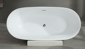 Акриловая отдельностоящая ванна Grado GD-8234-170 х 80 - фото2