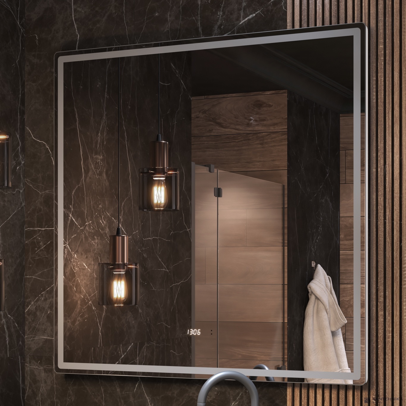 Зеркало Vigo Roberta Luxe 1000