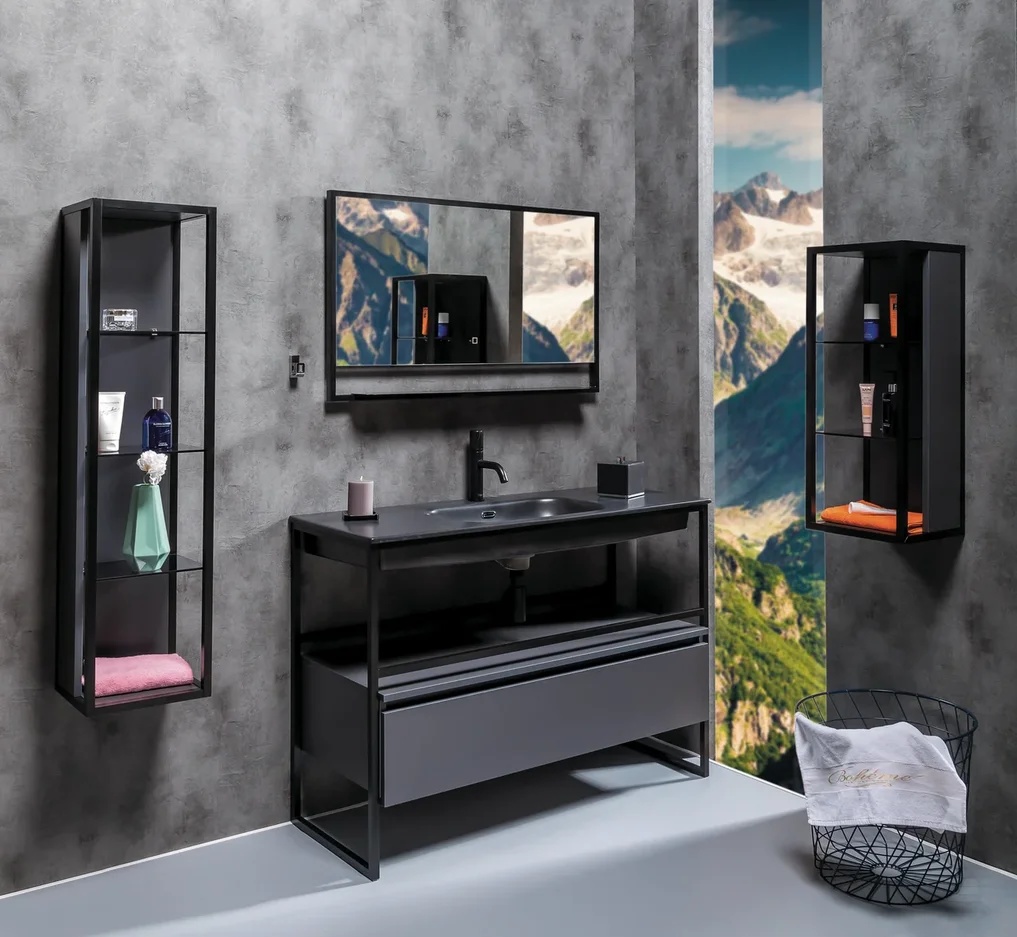 Мебель для ванной комнаты Armadi Art Loft 120 см black