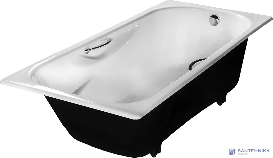 Чугунная ванна Wotte Comfort 180х80 с отверстиями для ручек
