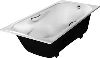 Чугунная ванна Wotte Comfort 170х75 с отверстиями для ручек - фото2
