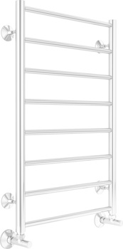 Полотенцесушитель водяной Terminus Аврора П8 500х800, белый матовый - фото