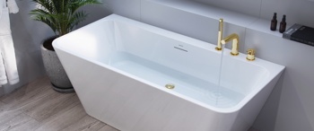 Акриловая ванна отдельностоящая пристенная Excellent Lila 2.0 160x73 - фото2
