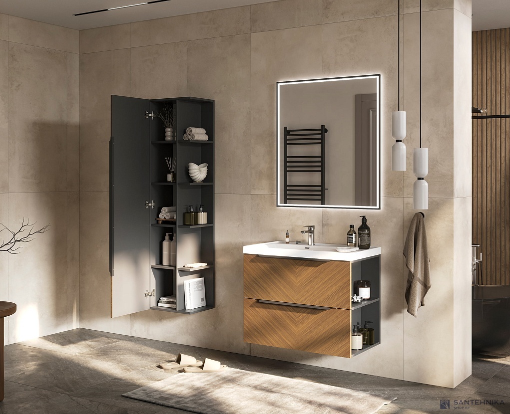 Зеркало Equil Forest LED 80