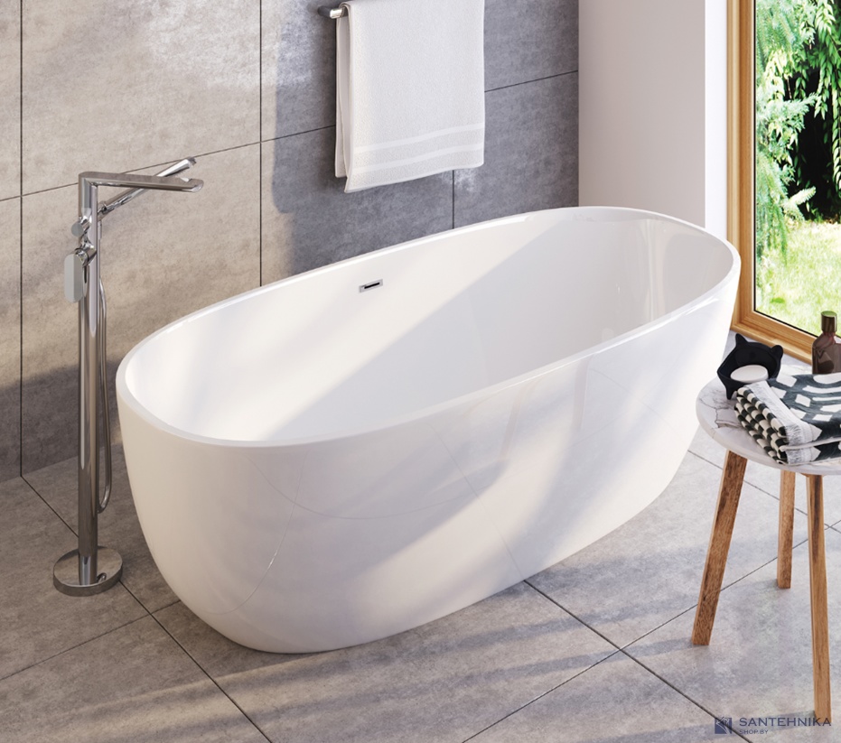 Акриловая отдельностоящая ванна Deante Alpinia 150 x 72
